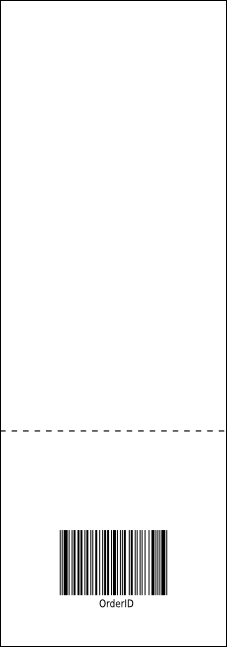 Bowling League Event Ticket Product Back