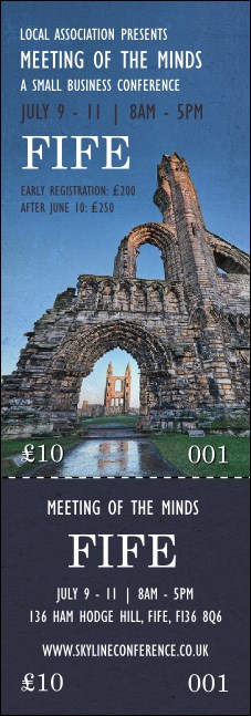 Fife Event Ticket Product Front