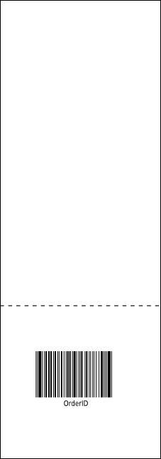 Christmas Carol Event Ticket Product Back