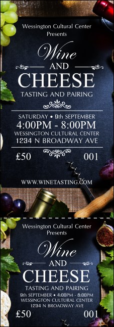 Vineyard Event Ticket Product Front