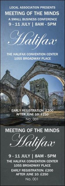 Halifax Event Ticket Product Front