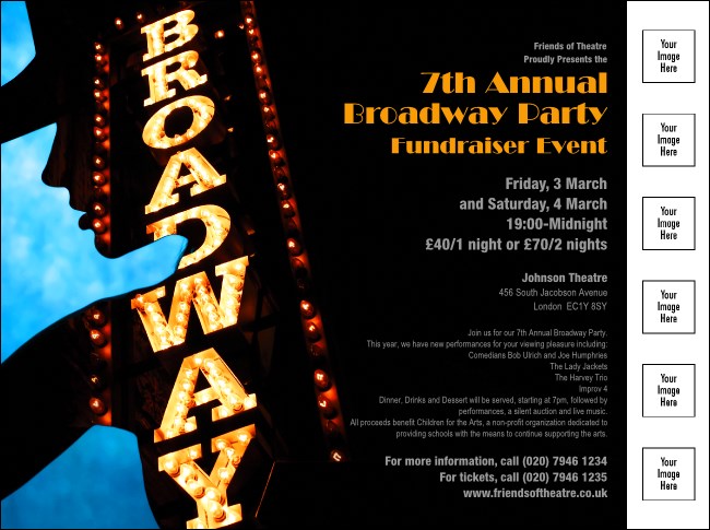 Broadway Flyer Product Front