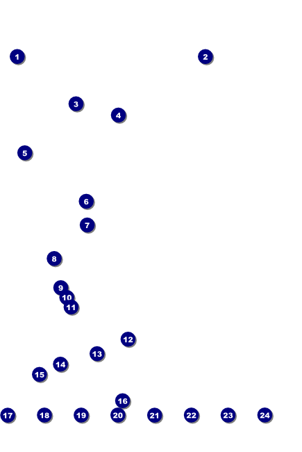 Car Racing Logo Poster Front Field Markers