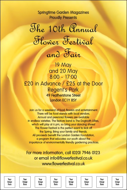 Yellow Rose Poster Product Front