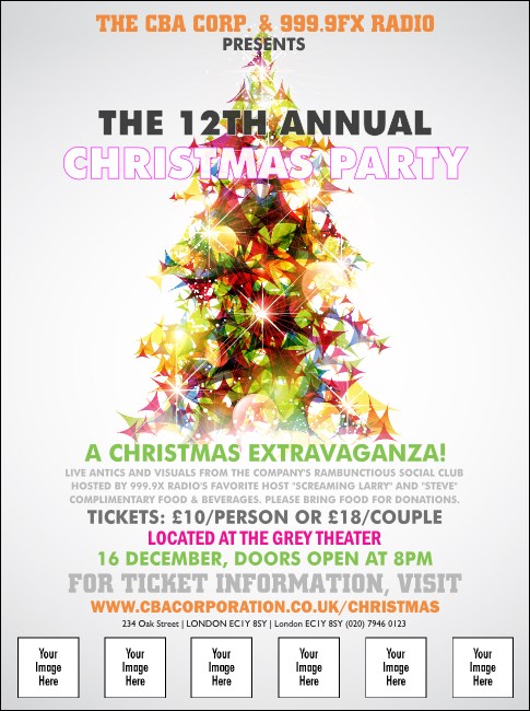Prism Tree Flyer With Place Holder Image Product Front