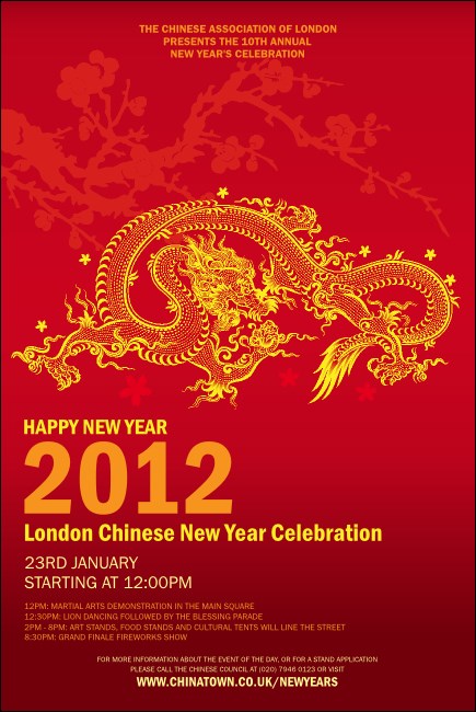 Chinese New Year Poster Product Front