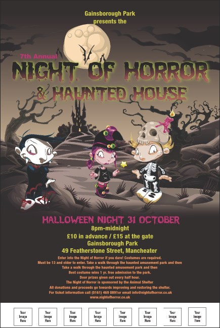 Costume Kids Poster With Place Holder Image Product Front