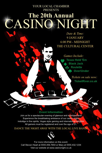 Casino Dealer Poster
