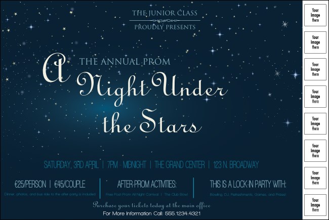 Star Theme Logo Poster Product Front