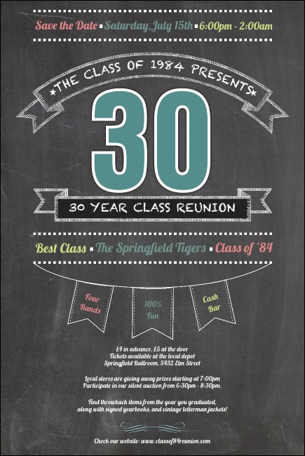 Class Reunion Poster Product Front