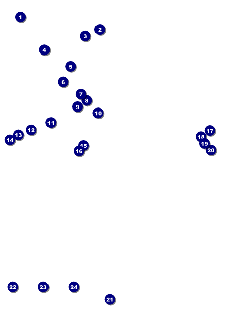 Paper Christmas Tree Logo Flyer Front Field Markers