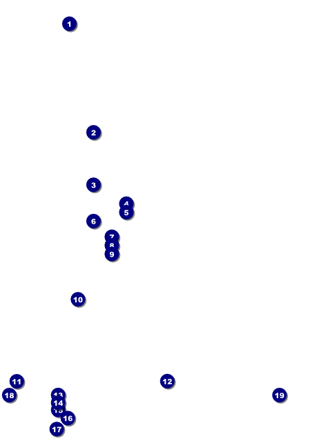 Year Neon Lights Flyer Front Field Markers