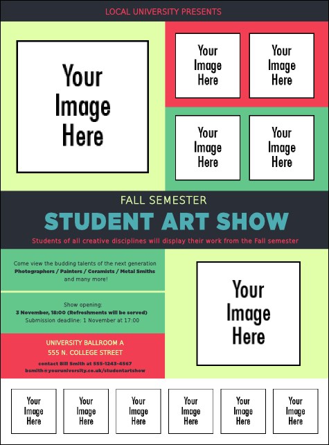 Image Upload Logo Flyer Product Front