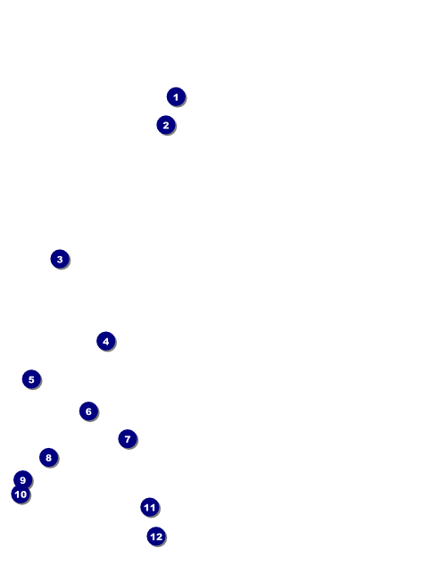 Flower Stag & Doe Flyer Front Field Markers