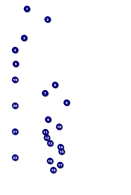 Retro Chalkboard Logo Poster Front Field Markers