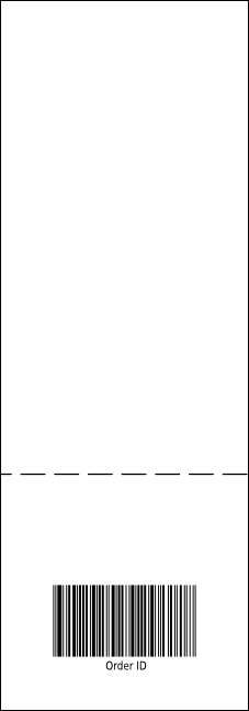 Sports Green and White Event Ticket Product Back