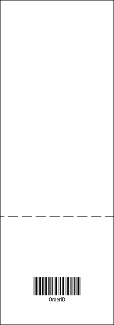 Piano Event Ticket Product Back