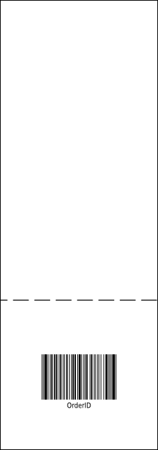 Green Gift Event Ticket Product Back