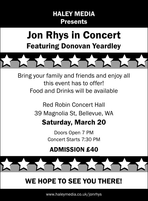 All Purpose Stars Flyer Product Front