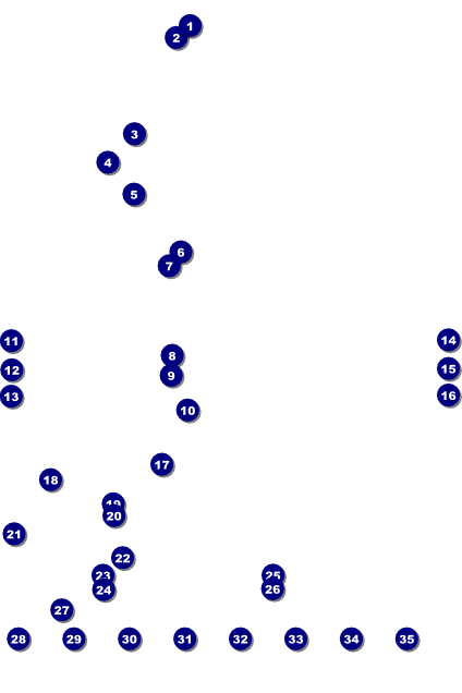 Football Lights Image Poster Front Field Markers