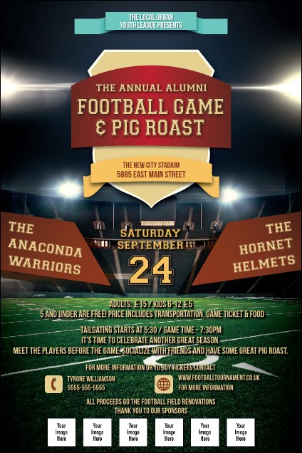 Football Lights Poster Product Front