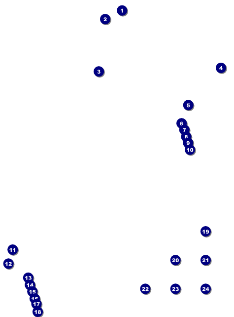 Football Ribbon Image Flyer Front Field Markers