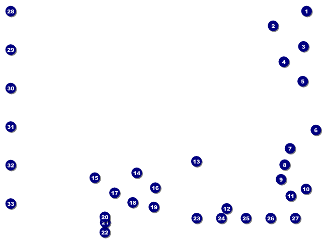 Rugby Stadium Image Flyer Front Field Markers