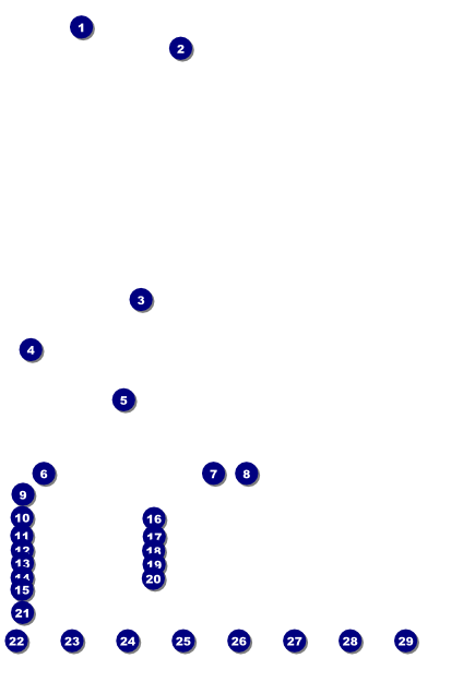 Football Green Image Poster Front Field Markers