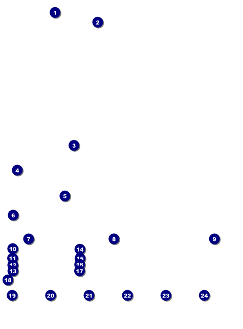 Football Red Image Flyer Front Field Markers