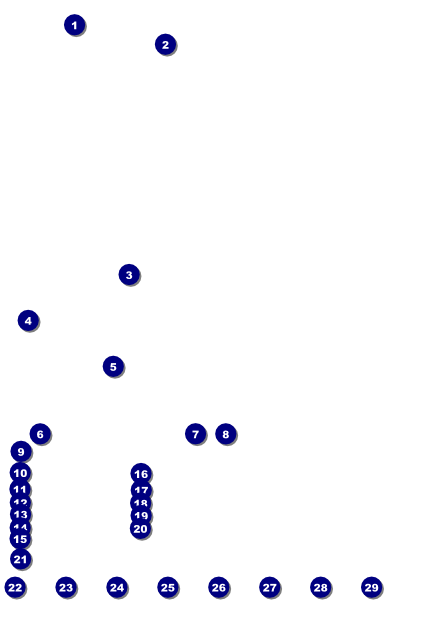 Football Red Image Poster Front Field Markers