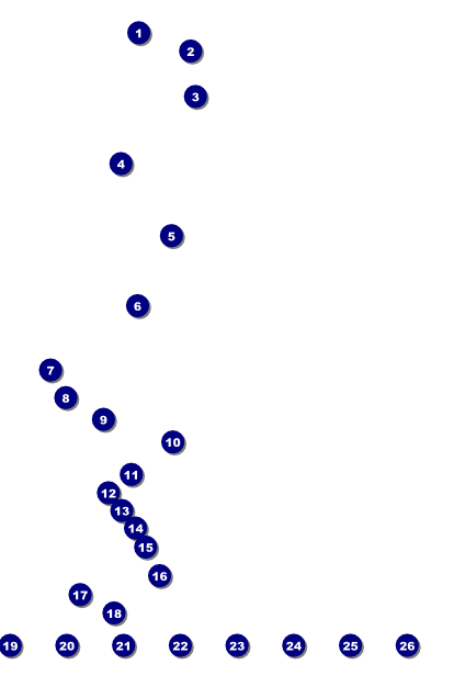 All Purpose Building and Streetlights Black and White  Image Poster Front Field Markers