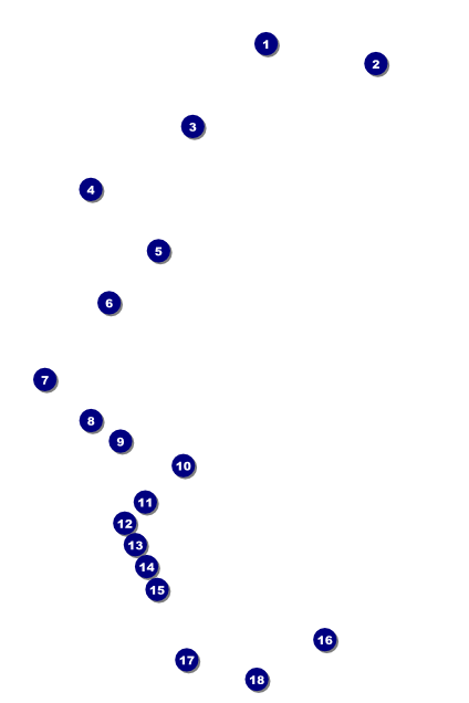 All Purpose buildings Black and White Poster Front Field Markers