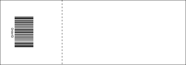 Modern Black Event Ticket Product Back