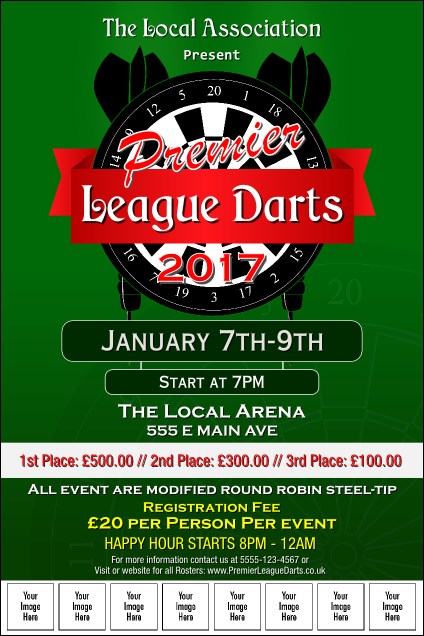 Premier League Darts 2017 Image Poster Product Front