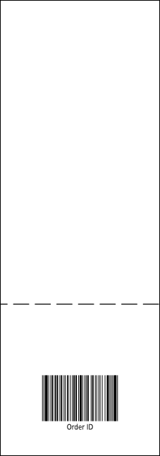 All Purpose Big Brown Logo Event Ticket 0007 Product Back