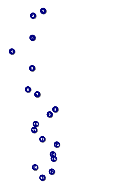 Graduation - Blue and Yellow Poster Front Field Markers