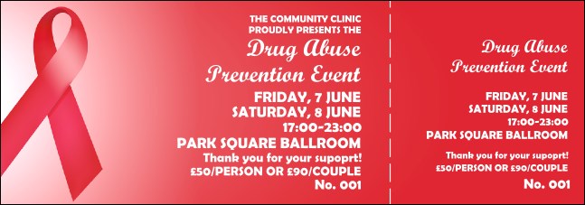 Red Ribbon General Admission Ticket