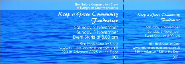 Nature Series - Blue Ocean General Admission Ticket