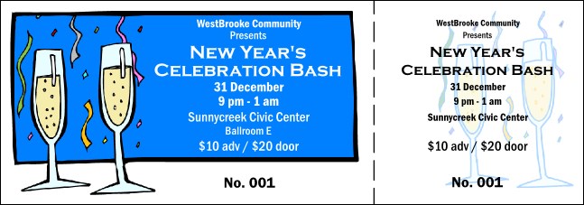 Celebration General Admission Ticket 001 Product Front