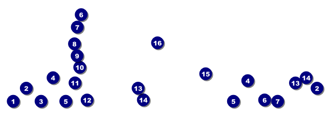 Blue Image General Admission Ticket Front Field Markers