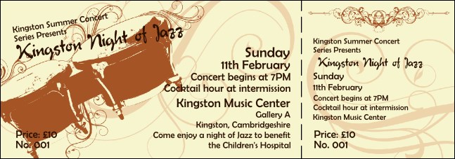 Concert Series Ticket 002 Product Front