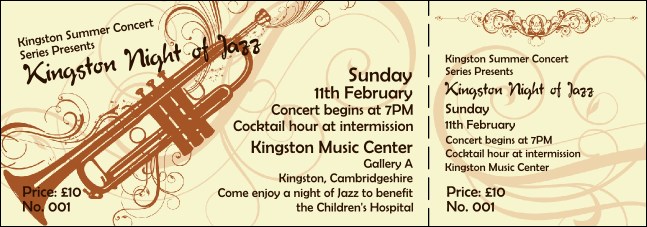 Concert Series Ticket 004 Product Front