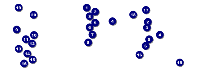 Hockey Badge Blue Event Ticket Front Field Markers