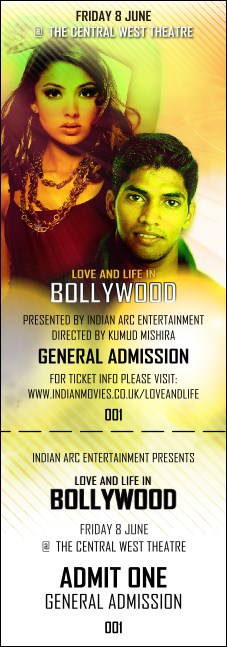 Bollywood Event Ticket