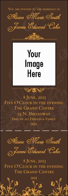 Wedding Classic Event Ticket Product Front