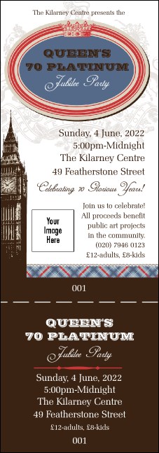 Queen's Platinum Jubilee Event Ticket 01 Product Front