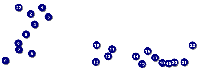MMA Main Event Event Ticket (Blue) Front Field Markers