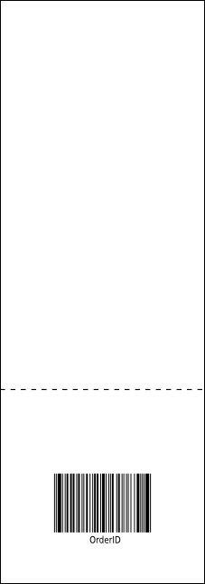 Golden Ornament Event Ticket Product Back