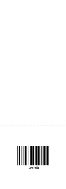 Holiday Snowflake Event Ticket Product Back