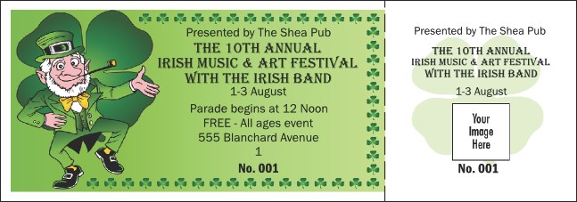 St. Patrick's Day General Admission Ticket 005 Product Front